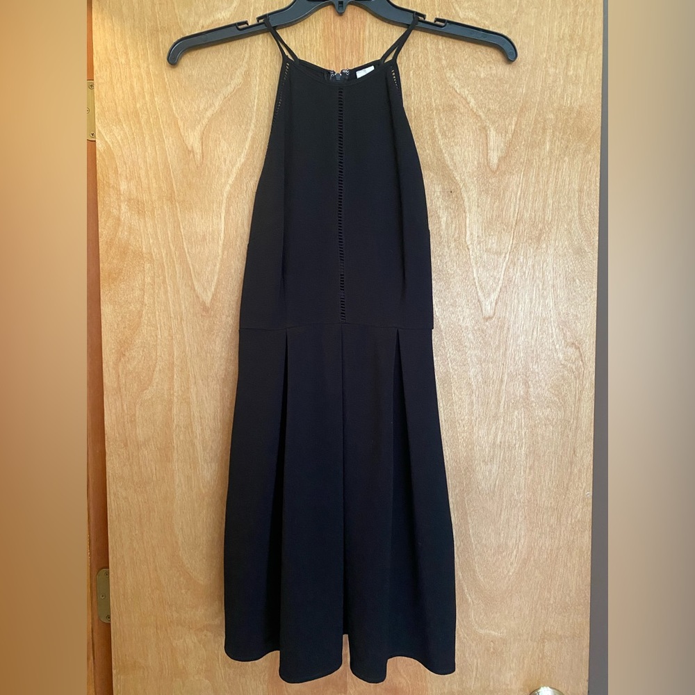 Black mini dress